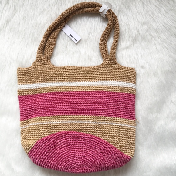 NWT Sonoma Crochet Shoulder Bag - Picture 2 of 10